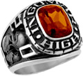 102 Guy's Classic Square Class Ring